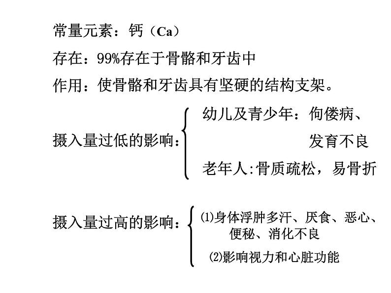 鲁教版九年级下册化学  10.2化学元素与人体健康 课件08