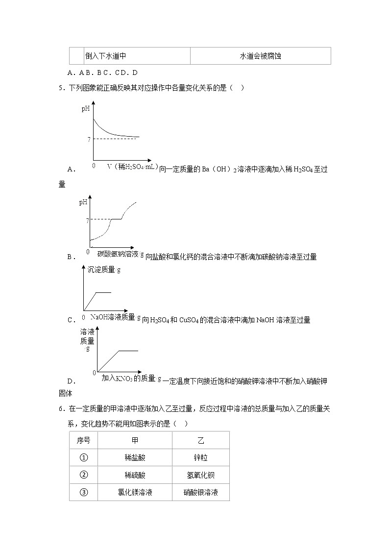 （培优篇）2021-2022学年沪教版九年级化学下册 第7章 7.3几种重要的盐（含答案）练习题第2页