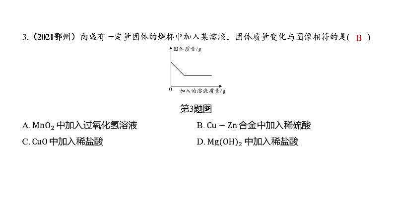 中考化学二轮复习专项突破】（四） 酸碱盐之间的反应与转化课件PPT03