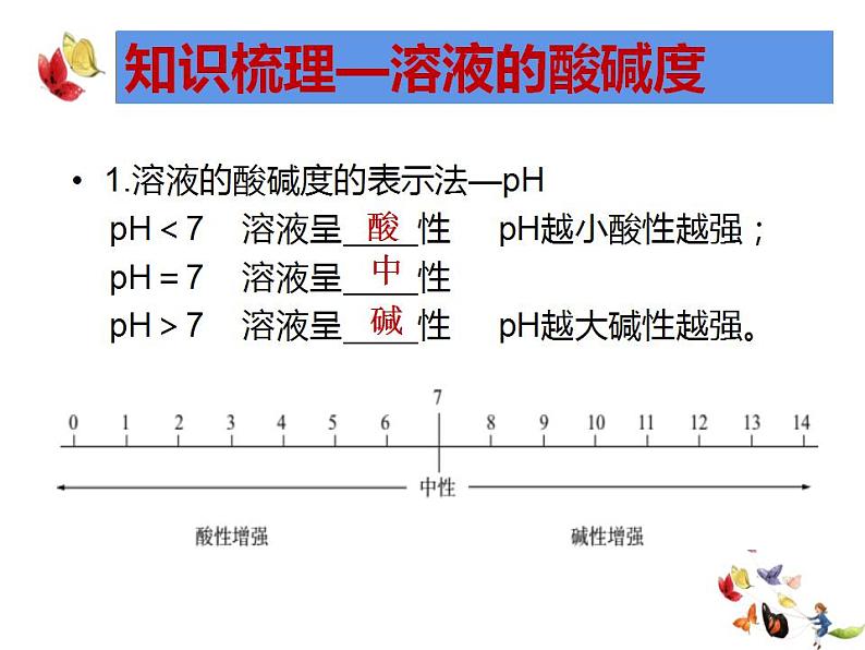 中考化学二轮复习专项突破---溶液的酸碱性及中和反应课件PPT第6页