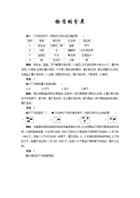 2022年中考化学专题复习热点题型解读物质的分类