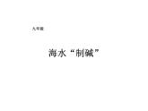 鲁教版九年级下册化学 8.3海水“制碱” 课件