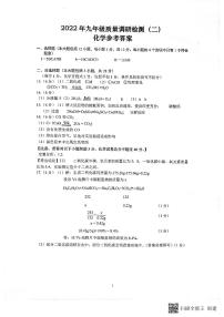 安徽省合肥市蜀山区2022九年级化学二模试卷答案