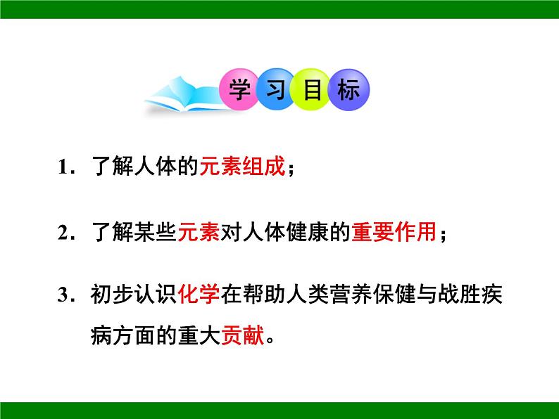 鲁教版九年级下册化学  10.2化学元素与人体健康 课件02