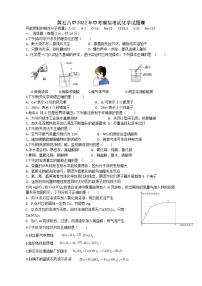 2022年湖北省黄石市第八中学中考模拟考试化学试题卷(word版无答案)