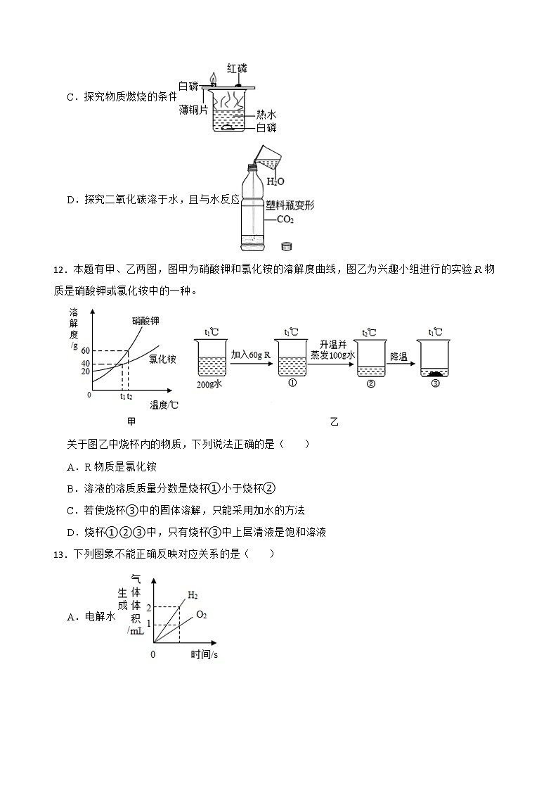 2022届河南省洛阳市涧西区中考三模化学试题解析版第3页
