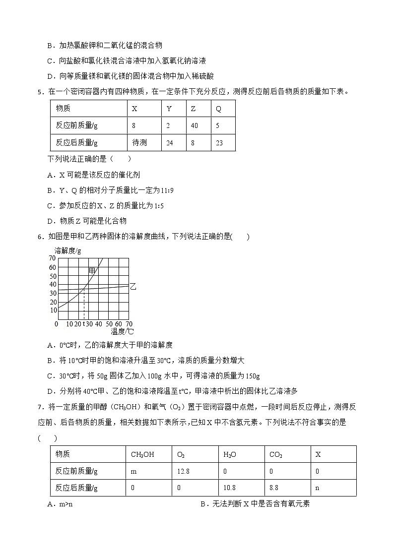 中考化学二轮专题复习-化学定量研究与综合应用解析版第2页