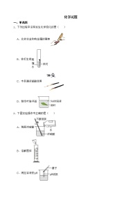 2022届湖北省武汉市中考模拟化学试题解析版