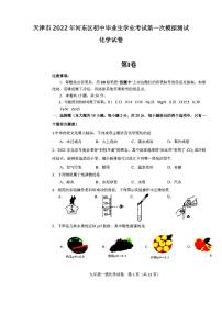 天津市2022年河东区初中毕业生学业考试第一次模拟测试化学试卷含答案（初三一模）