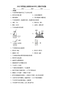 2022年黑龙江省绥化市中考二模化学试题(word版含答案)