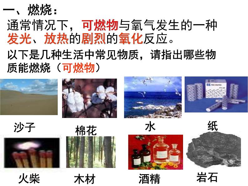 人教版（五四制）八年级全册化学  7.1 燃烧和灭火 课件第7页