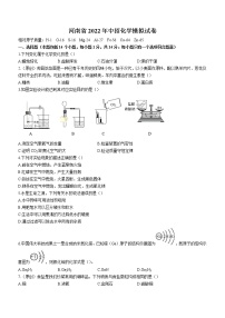 2022年河南省中考模拟化学试题(word版无答案)