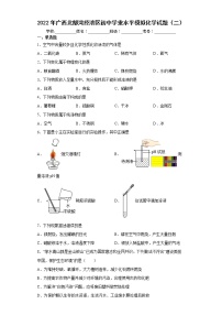 2022年广西北部湾经济区初中学业水平模拟化学试题（二）(word版含答案)