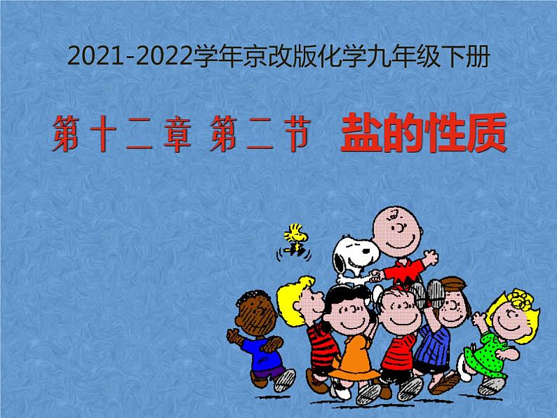 2021-2022学年京改版化学九年级下册 第十二章第二节 盐的性质 课件2第1页