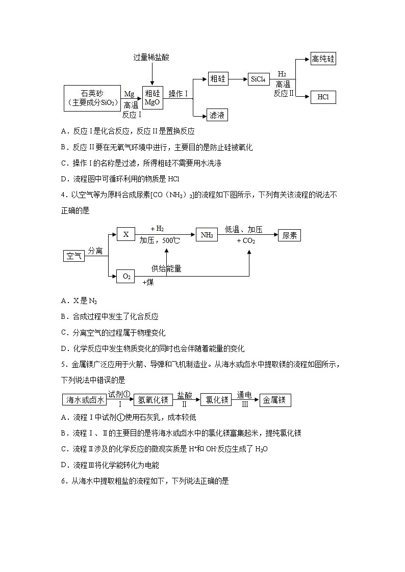2022年中考化学二轮复习热点专练03工艺流程题类（2）02