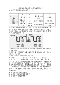 2022年中考化学专题复习题—物质的鉴别练习三（无答案）