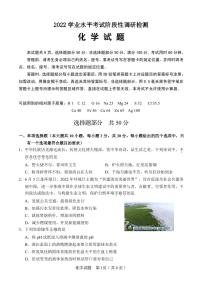 2022年山东省济南市平阴县中考一模化学试题（含答案）