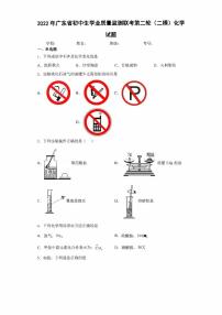 2022年广东省初中生学业质量监测联考第二轮（二模）化学试题(含答案)