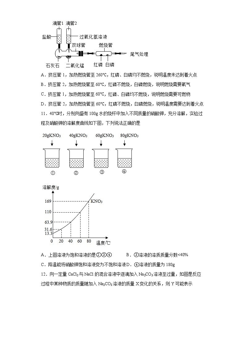 2022年安徽省合肥市包河区中考二模化学试题(word版含答案)03