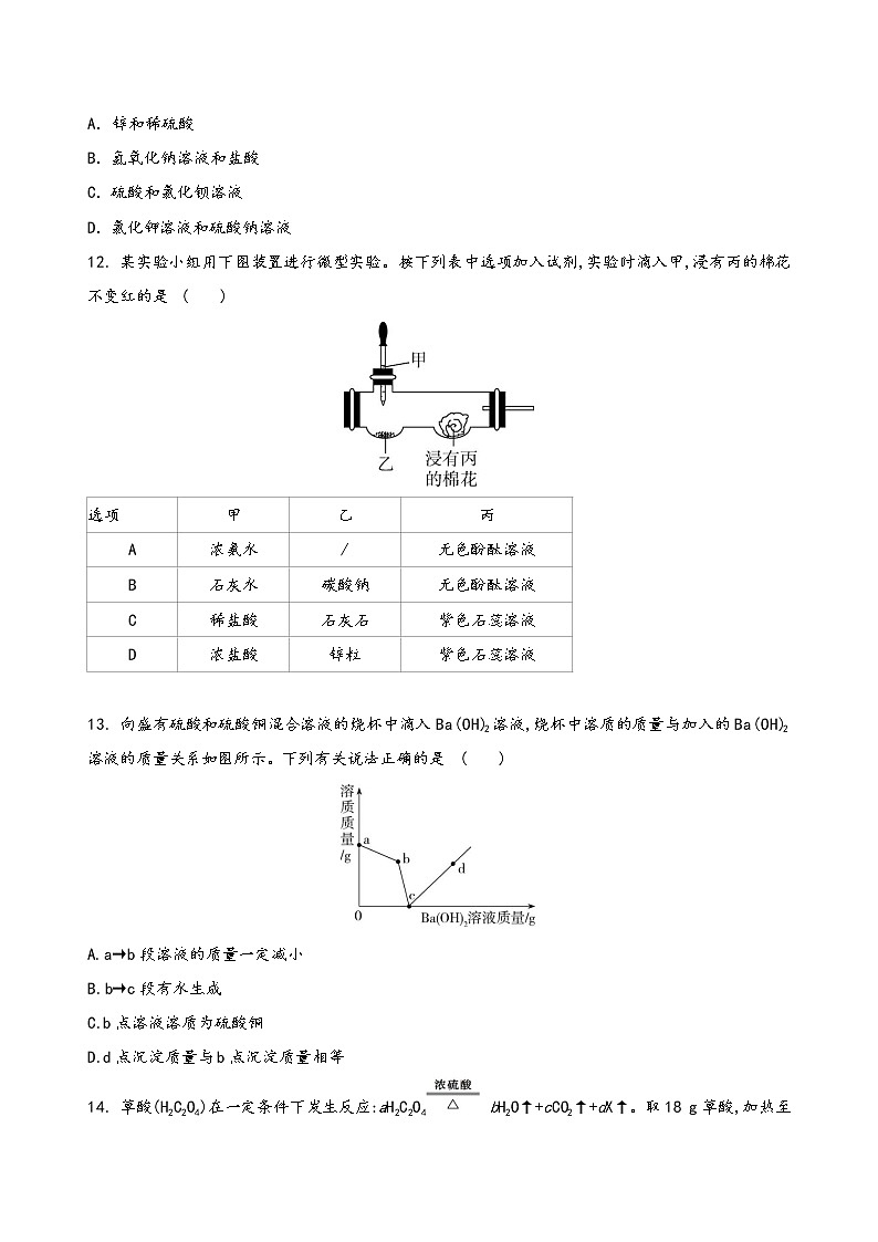 2022年河南省新乡市延津县中考模拟化学试卷(word版含答案)第3页