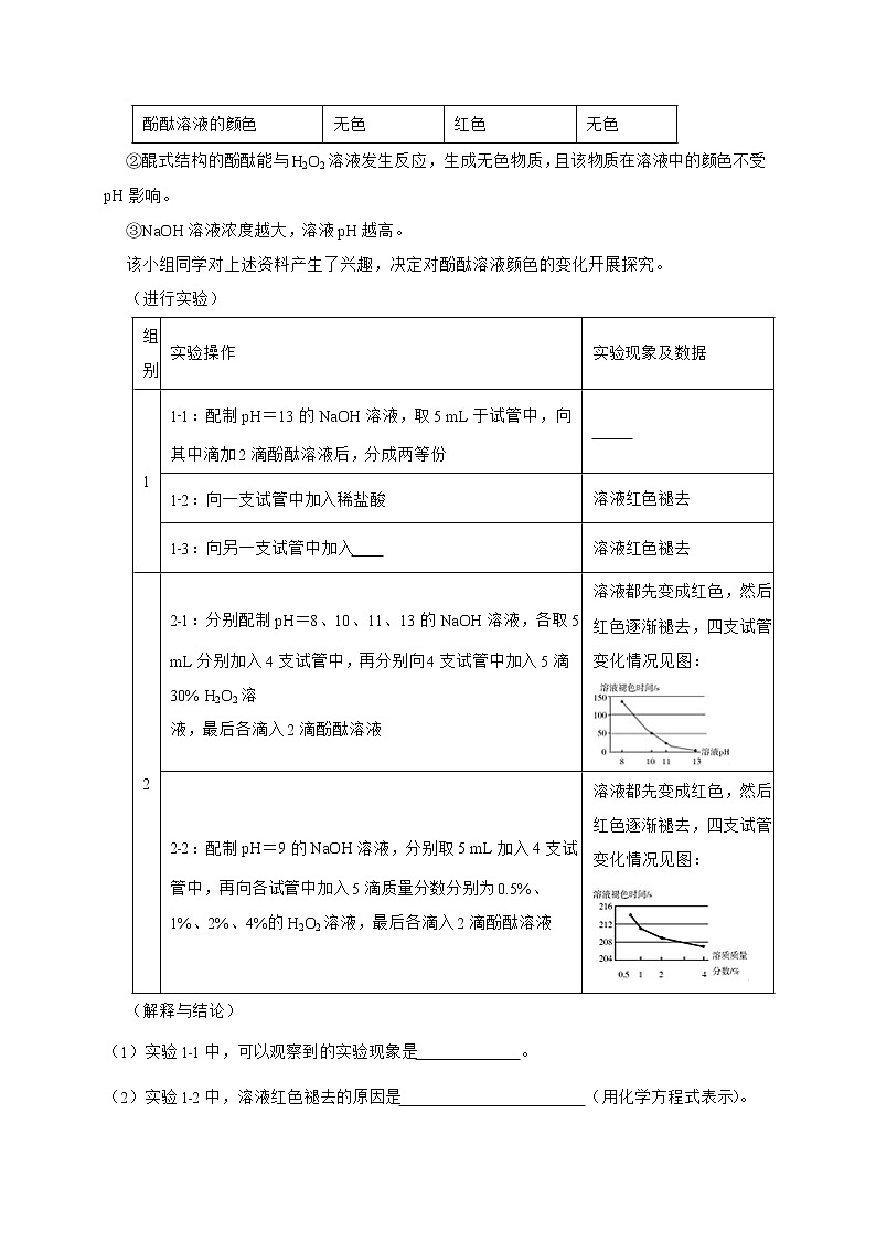2022年中考化学二轮专题07 收集证据解释类实验探究题（含答案解析）第3页