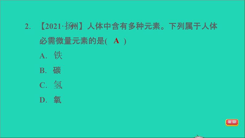 2022年中考化学模块四化学与社会发展第19课时化学物质与降化学材料练本课件第4页
