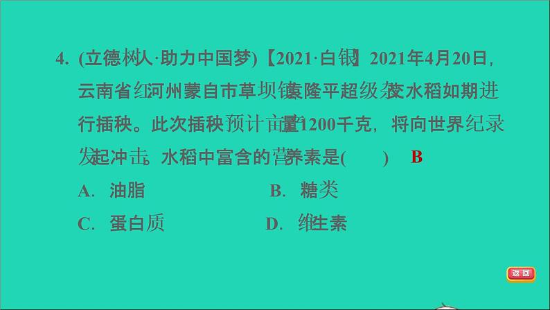 2022年中考化学模块四化学与社会发展第19课时化学物质与降化学材料练本课件第6页
