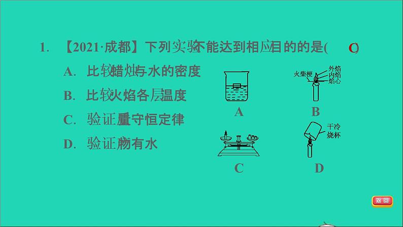 2022年中考化学模块五科学探究第22课时科学探究练本课件第3页