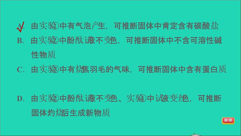 2022年中考化学模块五科学探究第22课时科学探究练本课件第8页