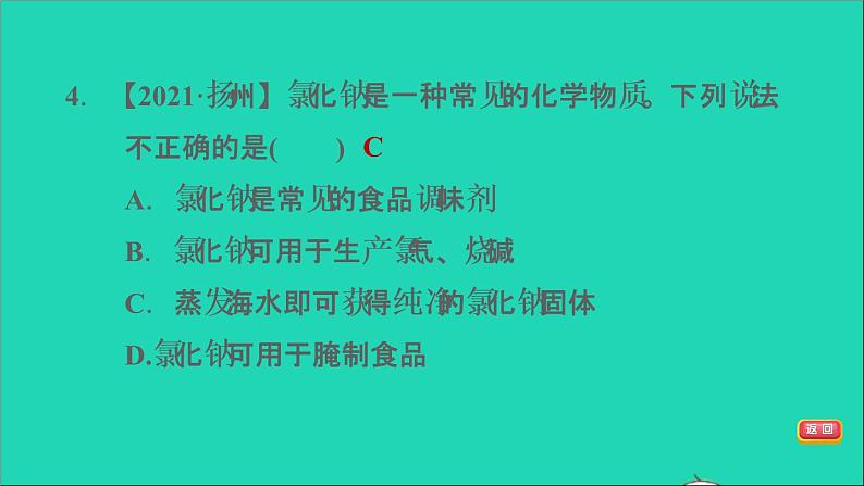 2022年中考化学模块一身边的化学物质第11课时盐化肥练本课件06