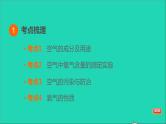 2022年中考化学基础梳理篇模块1身边的化学物质第1课时空气氧气讲本课 课件