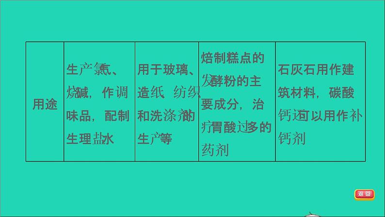 2022年中考化学基础梳理篇模块1身边的化学物质第11课时盐化肥讲本课第6页