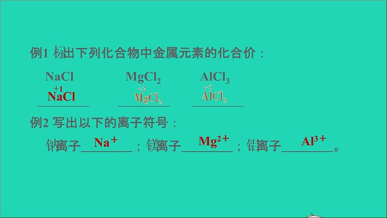 2022年中考化学基础梳理篇模块2物质构成的奥秘第14课时化学式和化合价讲本课件第7页