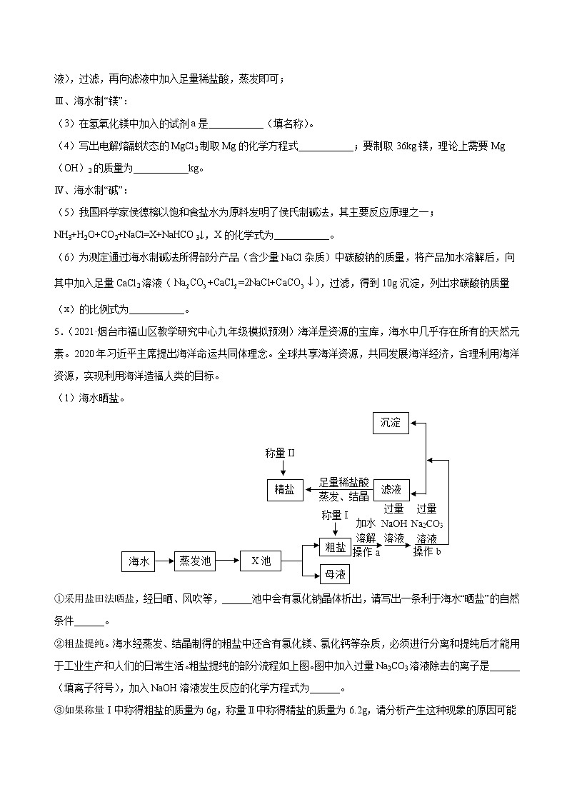 2022届中考化学复习增分策略题型专练08  工艺流程题（含答案）第3页
