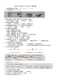 2019年吉林省吉林市船营区中考第二次模拟化学试题(word版含答案)