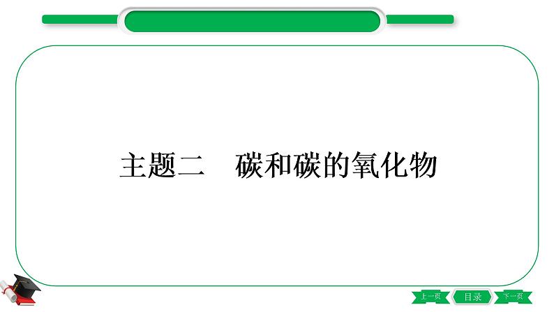 1-2 主题二　碳和碳的氧化物（精练）-2021年中考化学一轮复习精讲精练优质课件（全国通用）第1页