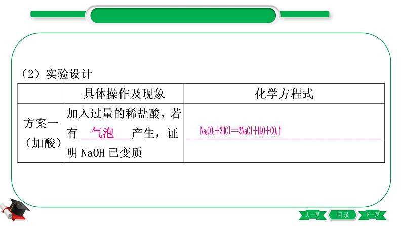 1-11 重难突破5　碱变质的探究（精讲）-2021年中考化学一轮复习精讲精练优质课件（全国通用）第5页