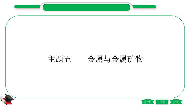 1-6 主题五　金属与金属矿物（精练）-2021年中考化学一轮复习精讲精练优质课件（全国通用）第1页