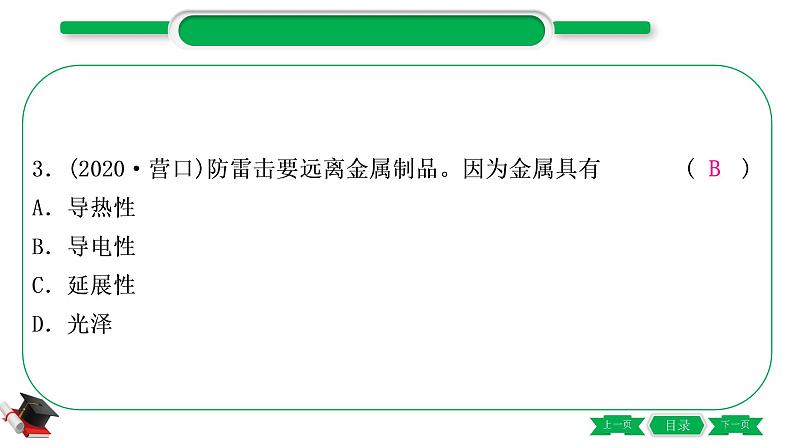 1-6 主题五　金属与金属矿物（精练）-2021年中考化学一轮复习精讲精练优质课件（全国通用）第4页