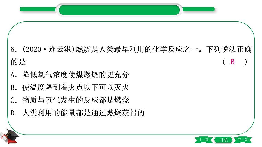 4-1-主题十四　化学与能源、资源的利用（精练）-2021年中考化学一轮复习精讲精练优质课件（全国通用）第7页