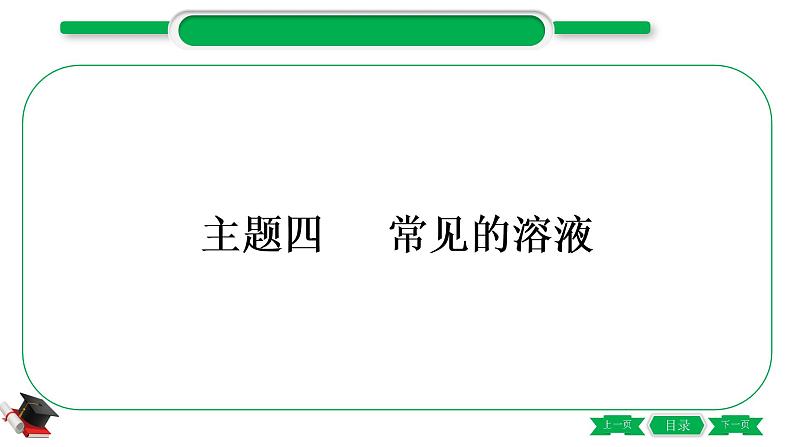 1-4 主题四　常见的溶液（精讲）-2021年中考化学一轮复习精讲精练优质课件（全国通用）第1页