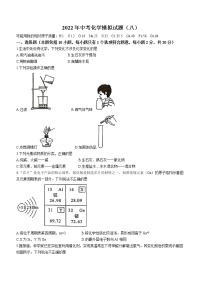 2022年湖北省黄冈市中考模拟化学试题8（有答案）