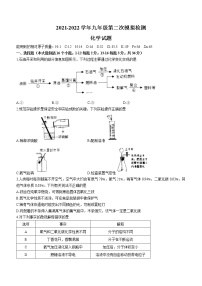 2022年山东省德州市乐陵市第二次练兵考试化学试题（有答案）