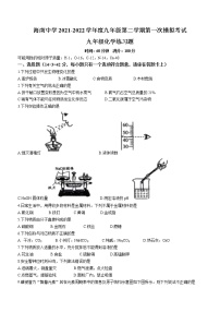 2022年海南省海口市琼山区中考一模化学试题（有答案）