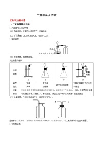 专题06 气体制备及性质-2022年中考考前必考点高分突破（解析版）