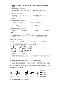 化学八年级全册第二节 化学反应的表示随堂练习题