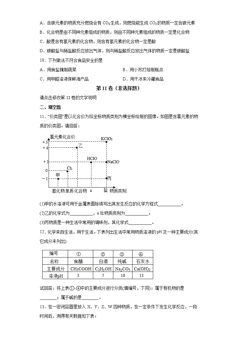 鲁教版（五四制）化学九年级全一册 2.2 碱及其性质 同步练习(含答案解析）02