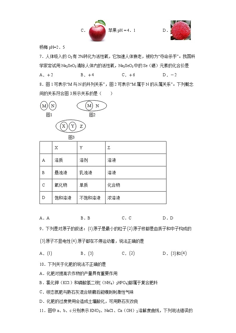 2022年湖北省宜昌市长阳土家族自治县初中学业水平仿真化学试题（2）(word版含答案)02