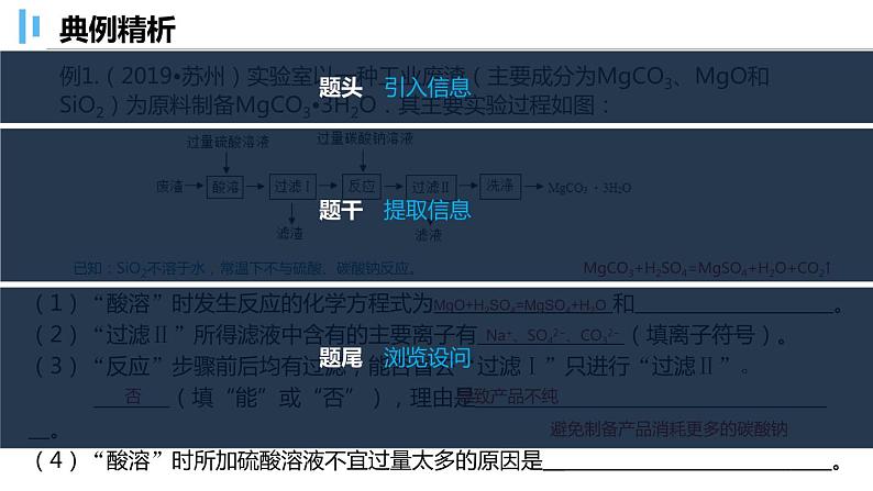 2022年中考化学一轮复习 微专题06 解密工艺流程题03