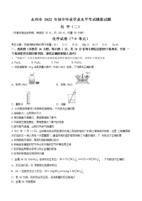 2022年湖南省永州市祁阳县浯溪第二中学中考模拟化学试题（二）(word版无答案)